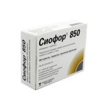 Сиофор 850мг табл.п.о. №60